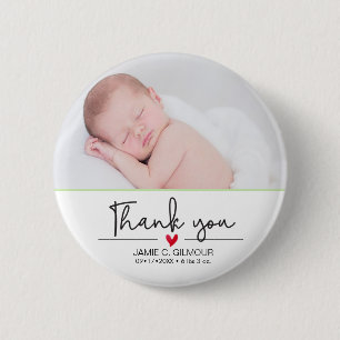 Baby Announcement, Thank you, Script Button