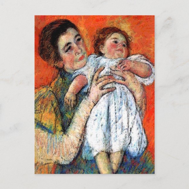 Baby Announcements Mother Child (Front)