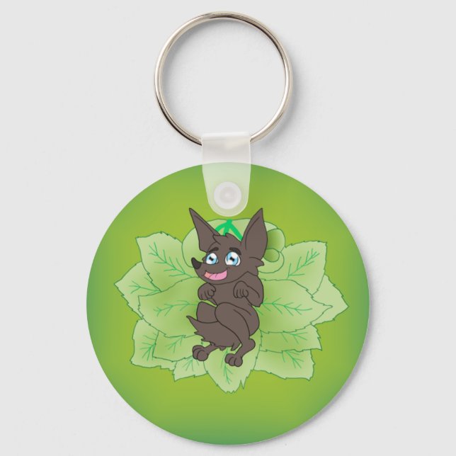 Baby Anubis Jr. Keychain (Front)
