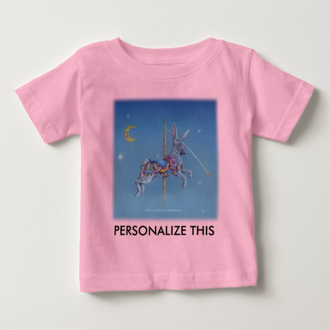Baby Apparel - Cosmic Rabbit Carousel T-Shirt (Front)