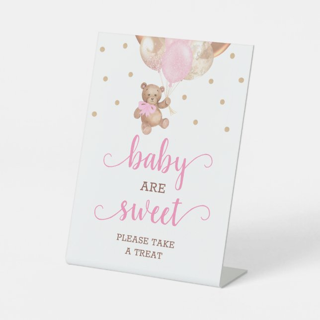 Baby are Sweet Take a Treat Pedestal Sign (Front)