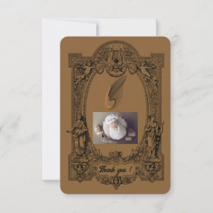 Baby Arrival Celebration Flat Thank You Card ...