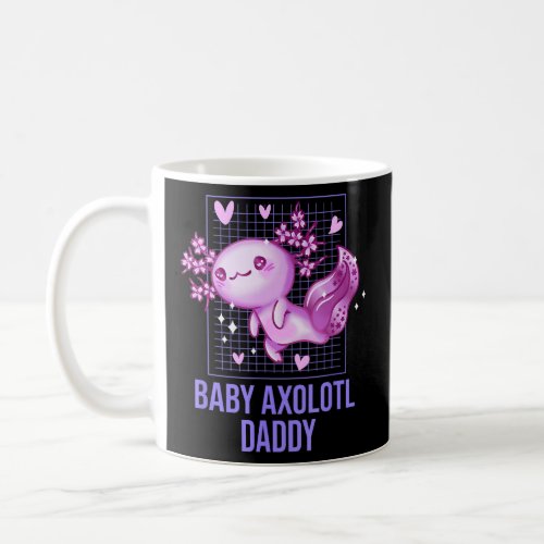 Baby Axolotl Daddy  Salamander Humor Amphibians  Coffee Mug