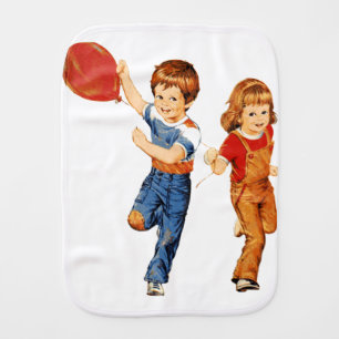 Baby Babies Shower Personalize Destiny Destiny'S Burp Cloth