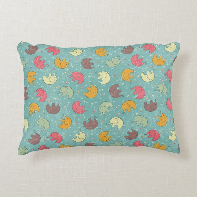 baby background accent pillow (Front)