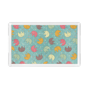 baby background acrylic tray