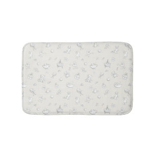 Baby background bathroom mat