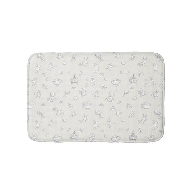 Baby background bathroom mat (Front)