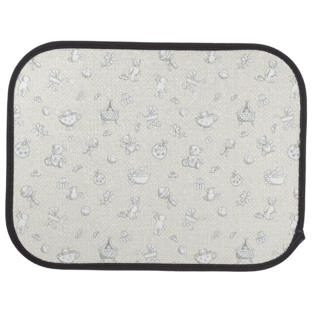 Baby background car floor mat (Rear)