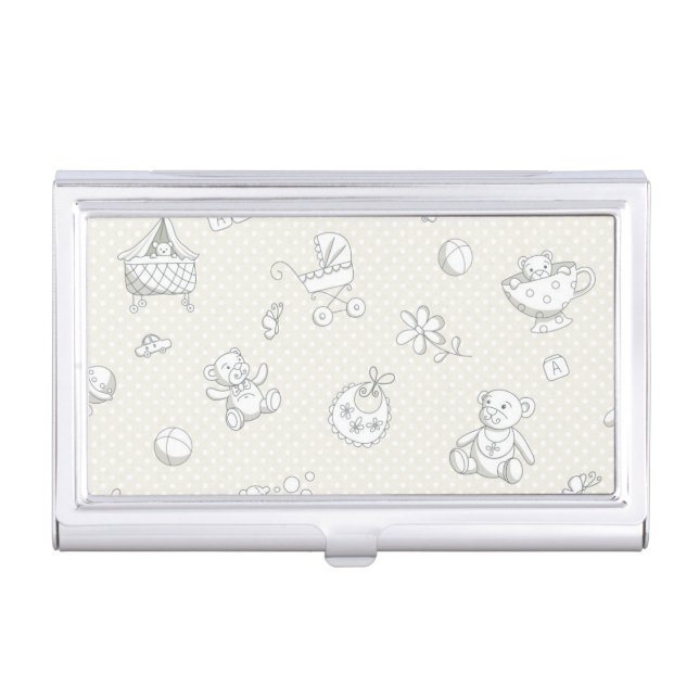 Baby background case for business cards (Front)