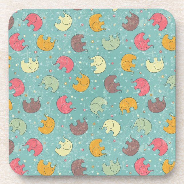 baby background drink coaster (Front)