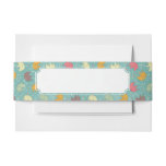 baby background invitation belly band