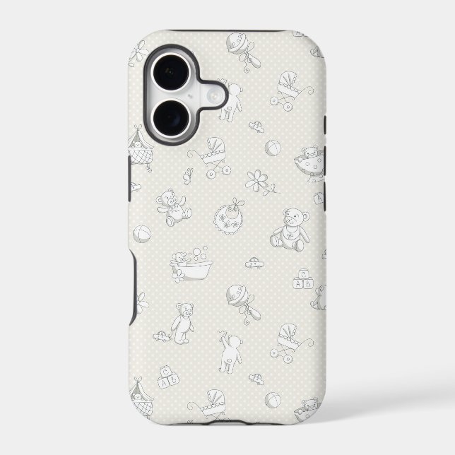Baby background iphone case (Back)
