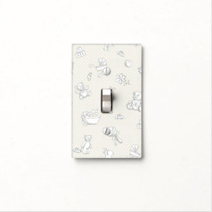 Baby background light switch cover