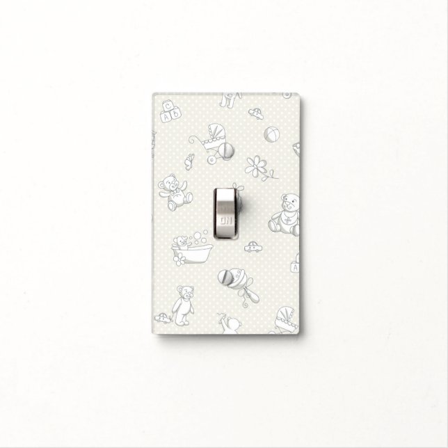 Baby background light switch cover (In Situ)