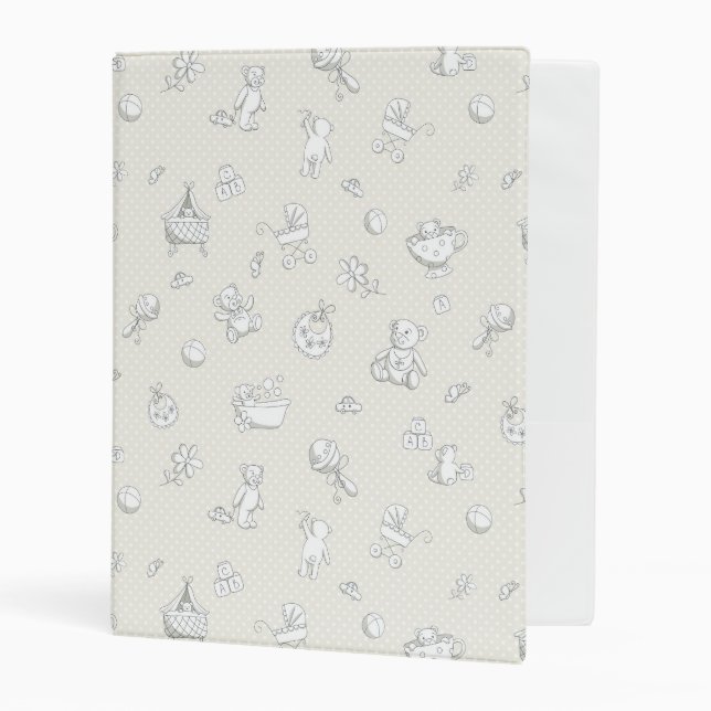 Baby background mini binder (Front/Inside)