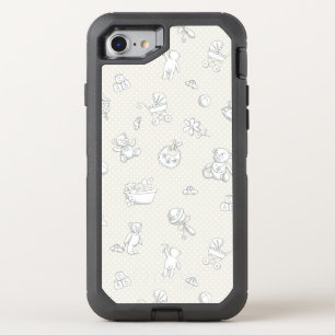Baby background OtterBox defender iPhone SE/8/7 case