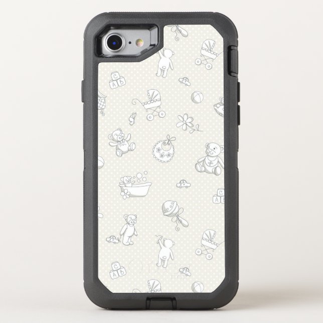 Baby background otterbox iPhone case (Back)