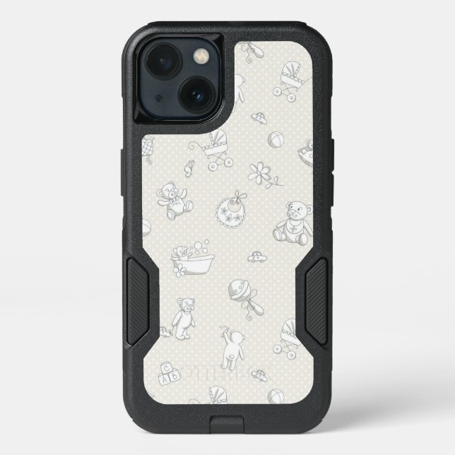 Baby background otterbox iPhone case (Back)