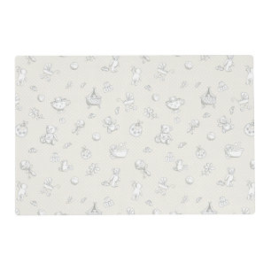 Baby background placemat