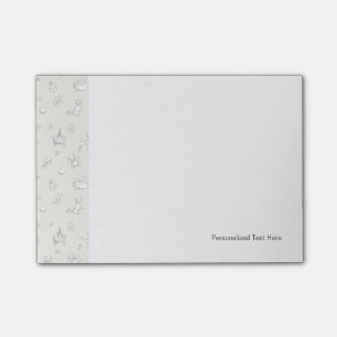 Baby background post-it notes