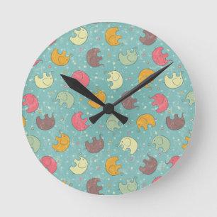 baby background round clock