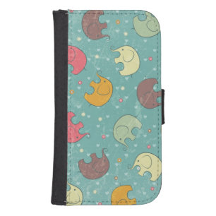 baby background wallet phone case for samsung galaxy s4