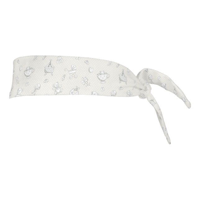 Baby background tie headband (Rotate 90)