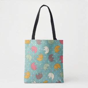 baby background tote bag