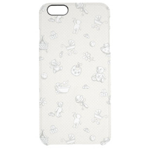 Baby background clear iPhone 6 plus case