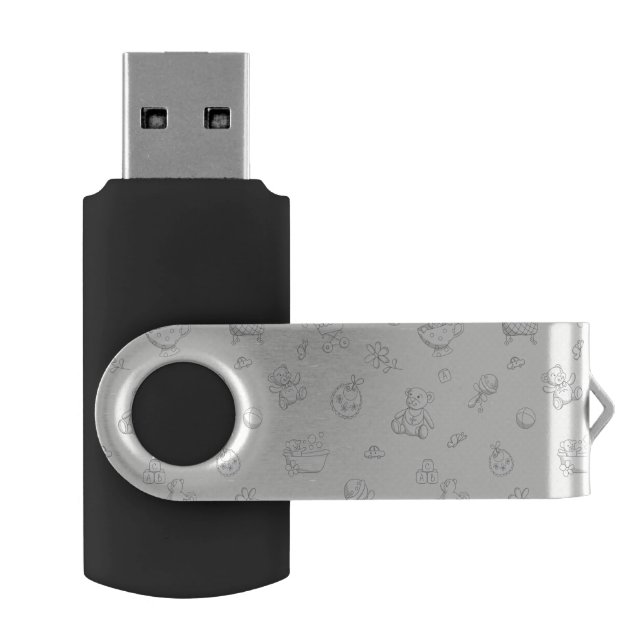 Baby background USB flash drive (Opened)