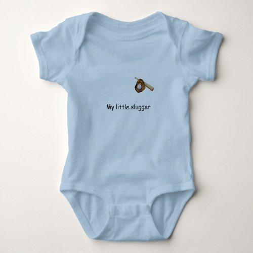 Baby baeball bodysuit sleeper