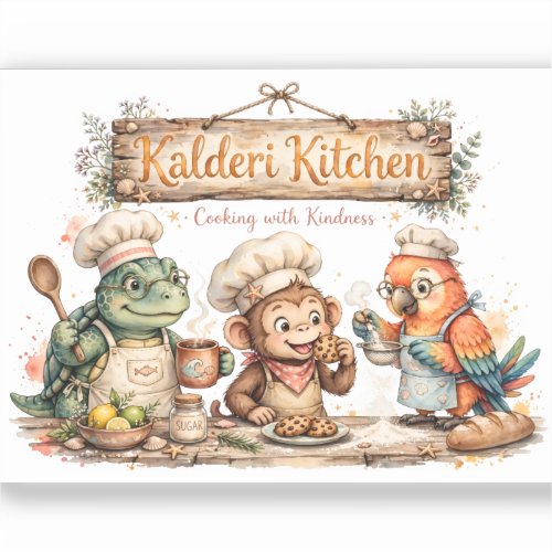 Baby Baking Friends Sticker
