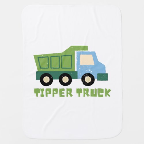 Baby balanket with Tipper truck for kids Baby Blanket