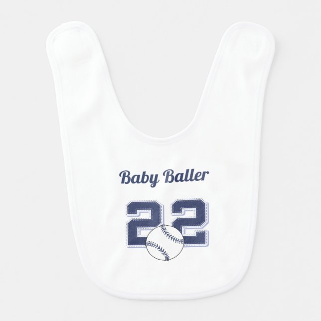 Baby Baller Bib (Front)