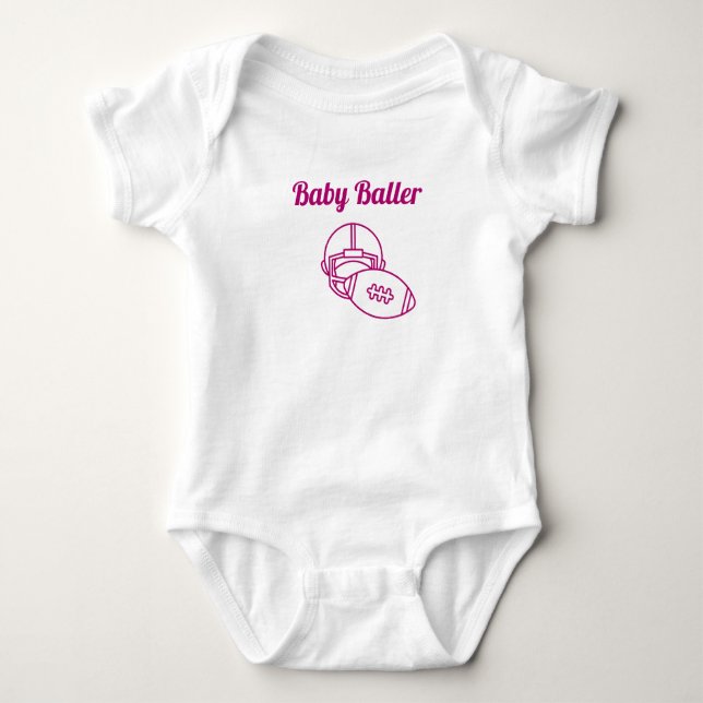 Baby Baller pink Tshirt (Front)