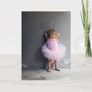 Baby Ballerina Greeting Card
