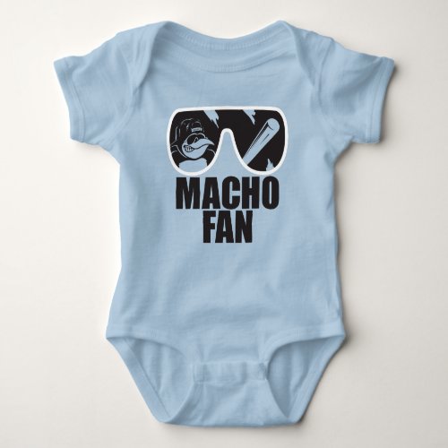 Baby Baltimore Baseball Macho Fan Mashup Bodysuit