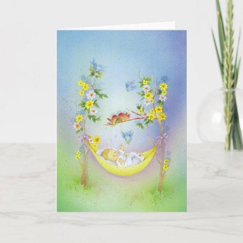 baby baptism ceremony card