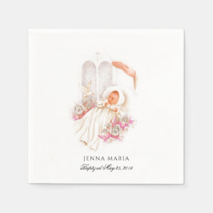 Baby Baptism Christening Religious Traditional Napkins
