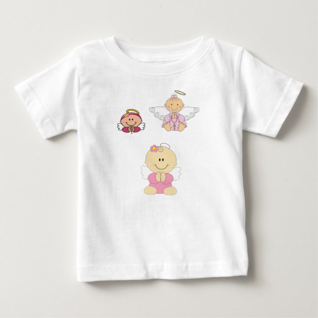 Baby Baptism Kids Shirt | Girls Baptism (Front)