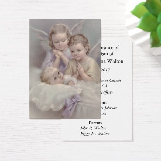 Baby Baptismal Remembrance Keepsake Personalize (Desk)