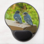Baby Barn Swallows Nature Bird Photography Gel Mouse Pad