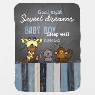 baby barristers president - animals - Heidy Receiving Blanket