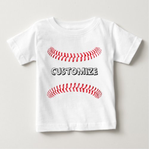 Baby Baseball Custom T_shirt