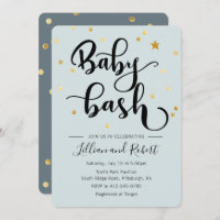 Baby Bash Couples Baby Shower invitation