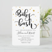 Baby Bash Couples Baby Shower invitation (Standing Front)
