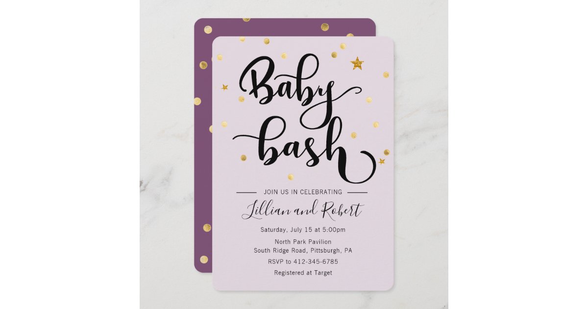 Baby Bash Couples Baby Shower Invitation Zazzle