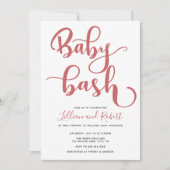 Baby Bash Couples Baby Shower Invitation (Front)