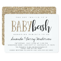 Baby Bash, Couples Baby Shower Invitation